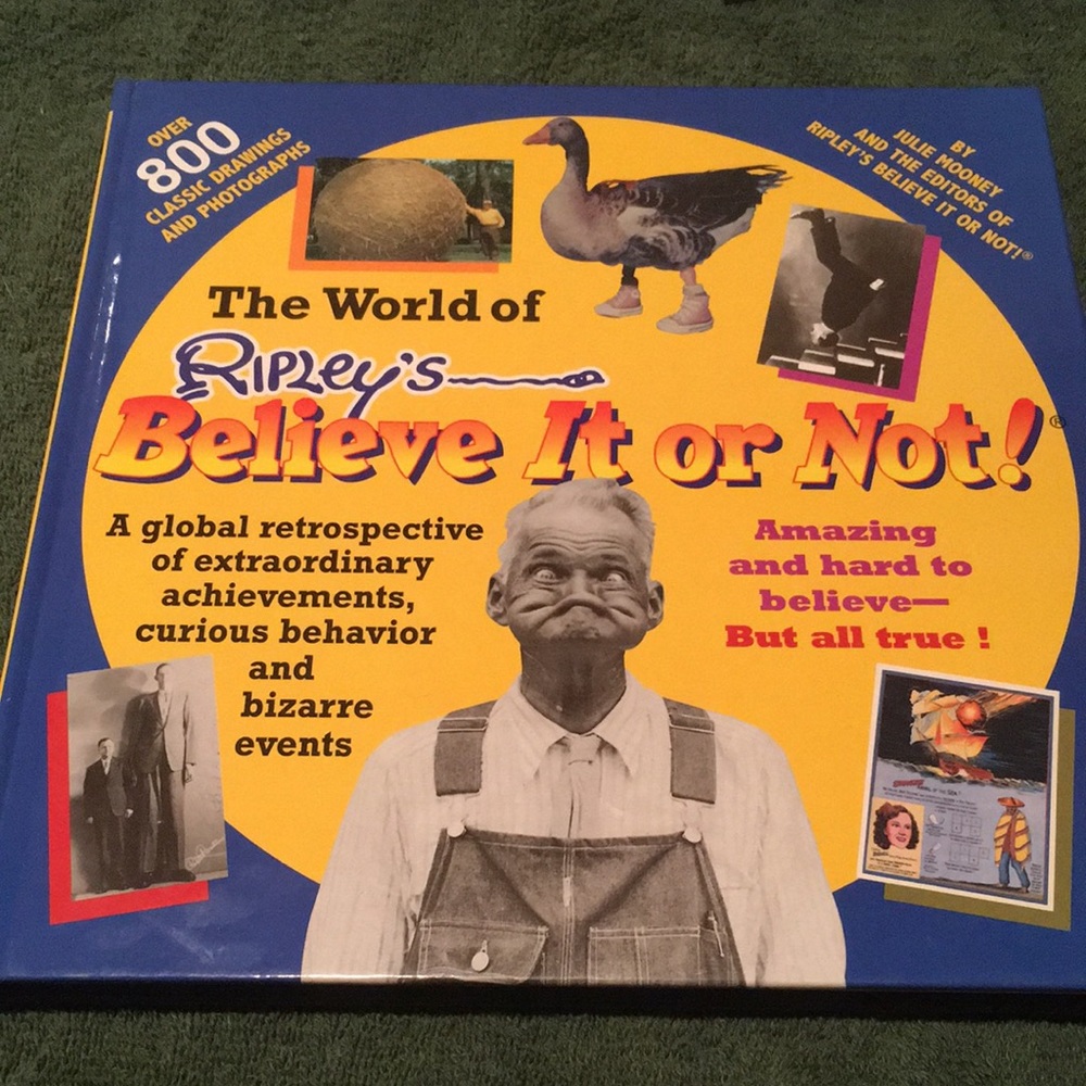 “Ripley’s Believe it or Not” Vintage 1999 hardcover